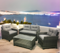 4 Piece outdoor leisure patio sofa set deck outdoor furniture garden sofa