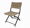 All-Weather Wicker Outdoor Portable Folding Chair