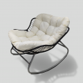 Guangdong Factory Durable Metal Rocking Chair
