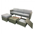 Outdoor Wicker Sofa Garden Furniture  Space Saving Storage Cabinet Ottaman