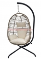 Outdoor Wicker Patio Balcony Egg Swing with Stand Outdoor hanging Chair