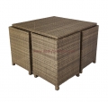 All Weather Waterproof and Sun Resistant Outdoor Garden Furniture Outdoor Table Space Saving Set