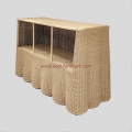 San Marino Superior Rattan Weave Garden Furniture Hotel Wedding Event Reception Bar Table 