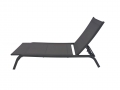 Comfortable Outdoor Sunbed on Swimming Pool Side Beach Lounger High Temperature Resistant Aluminium Sun Longers
