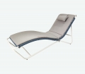 Outdoor Rustless ALuminium Frame Sun Bed Swimming Pool Leisure Sun Lounger