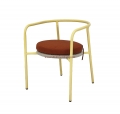 Modern Outdoor Dinning Rope Chair UV Resistant Water Proof  Stackable Aluminium Chair